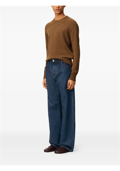 jeans large fit unisex blu AMI PARIS | HTR450.DE0104402